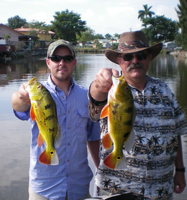 Father & Son Florida bass fishing