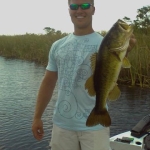 Dustin with Florida Everglades Bass Dustin with Florida Everglades Bass